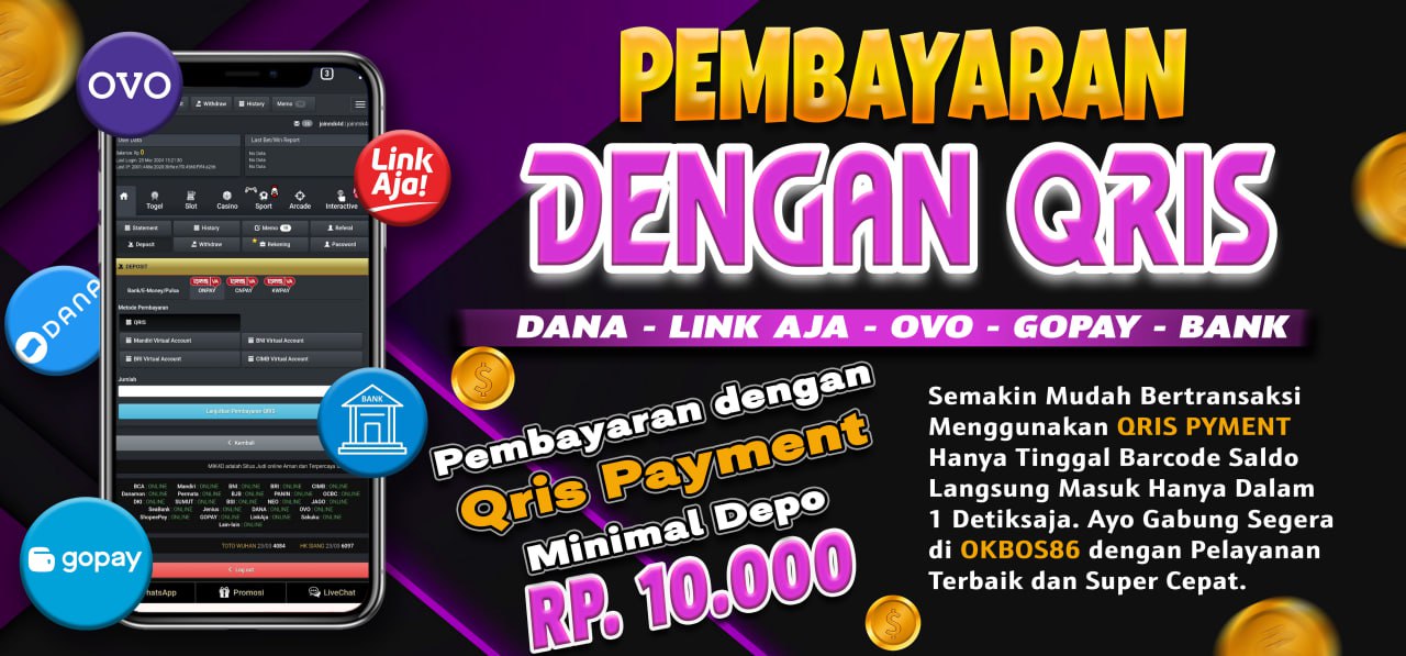 Okbos86 Bandar Togel Online, Slot Online, Live Casino, Sportsbook, Tembak Ikan Terpercaya